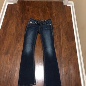 Rock Revival Dark Blue Boot Cut Jeans